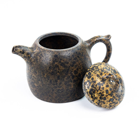 QIN QUAN TEAPOT: A Traditional Hand-Carved Tillite Teapot from China